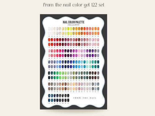 F Gel From The Nail 122 Gel Color Set – 10ml bottles professional gel polish